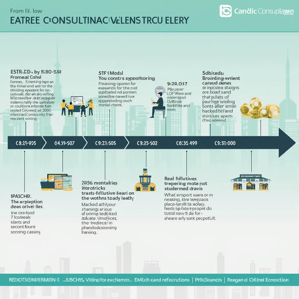 Linha do tempo história consultoria financeira